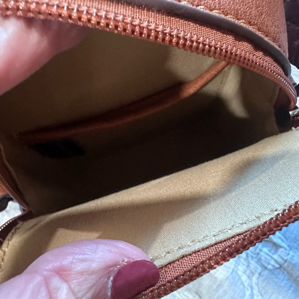 NWT Justin Boots Leather Crossbody Purse - Picture 8 of 9